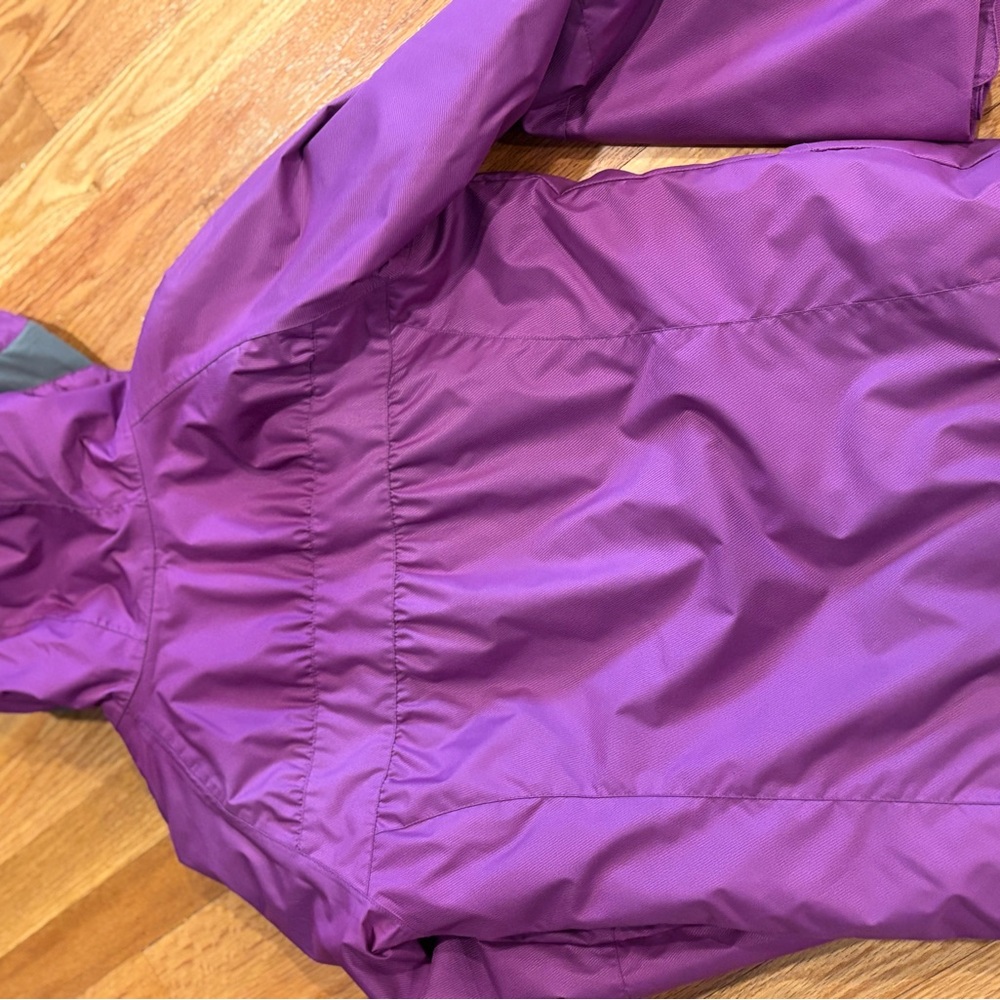 BURTON DRI-RIDE Ski/Snowboard Jacket GIRLS XL (14-16) pink/purple and gray - Picture 4 of 4
